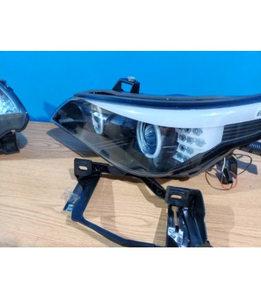 DW FAROS OJOS ANGEL BMW E60 E61 03-07 CCFL NEGROS R011319C1