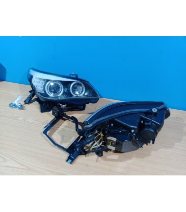 DW FAROS OJOS ANGEL BMW E60 E61 03-07 CCFL NEGROS R011319C1