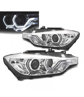 CX FAROS BMW F30 F31 LCI 15-18 LUZ DIURNA LED DRL CROMADOS R022050C1