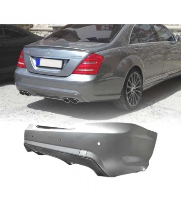 BY PARAGOLPES TRASERO MERCEDES CLASE S W221 05-11 LOOK AMG S65 PDC R010296C4