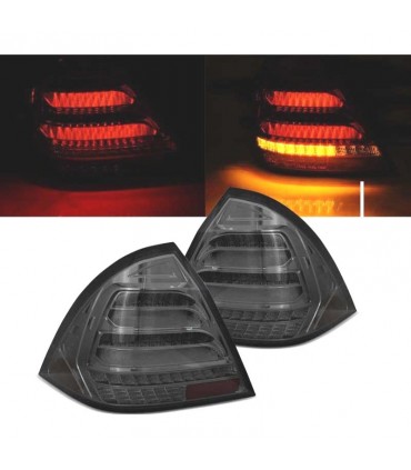 YB PILOTOS MERCEDES CLASE C W203 SEDAN 00-04 LED DINÁMICOS AHUMADO R014080C2