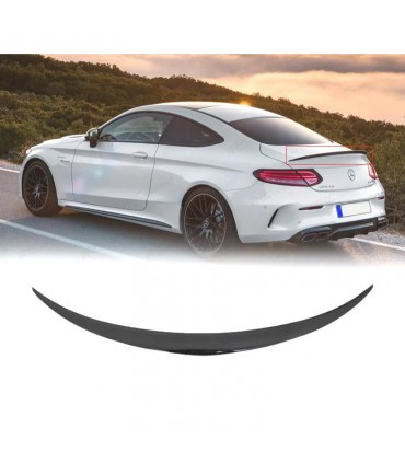 FE ALERON SPOILER MERCEDES CLASE C COUPE C205 14-17 LOOK AMG NEGRO BRILLO C010235C4