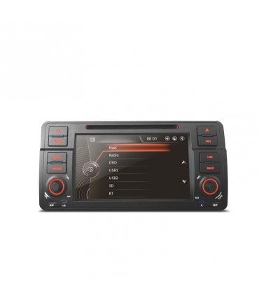 GF RADIO NAVEGADOR 7" BMW SERIE 3 E46 98-06 USB GPS TACTIL HD TIPO OEM M000342L2