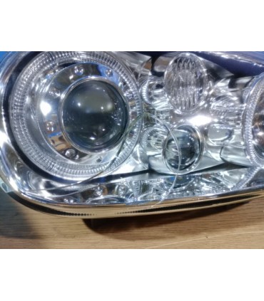 FAROS VOLKSWAGEN VW GOLF MK4 97-03 LOOK R32 OJOS ANGEL FONDO CROMO R145299C3