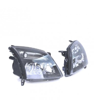 DW FAROS PARA OPEL VECTRA C 02-05, SIGNUM 03-05 OJOS ANGEL FONDO NEGRO R145560C1