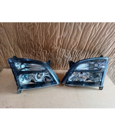 DW FAROS PARA OPEL VECTRA C 02-05, SIGNUM 03-05 OJOS ANGEL FONDO NEGRO R145560C1