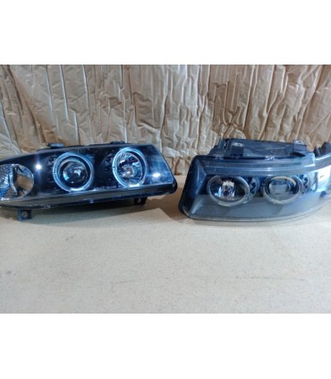 QJ FAROS SEAT LEON TOLEDO 1M OJOS ANGEL 99-05 FONDO NEGRO R145122C2