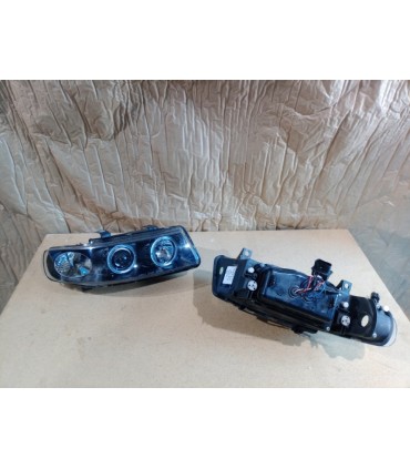 QJ FAROS SEAT LEON TOLEDO 1M OJOS ANGEL 99-05 FONDO NEGRO R145122C2