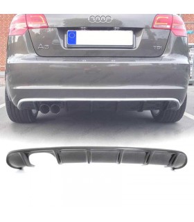 EV DIFUSOR AUDI A3 8PA SPORTBACK 08-12 LOOK S3 SALIDA DOBLE R024018C10