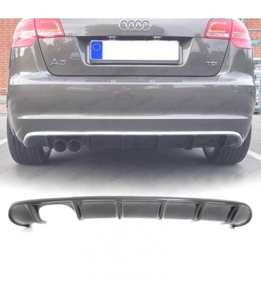 EV DIFUSOR AUDI A3 8PA SPORTBACK 08-12 LOOK S3 SALIDA DOBLE R024018C10