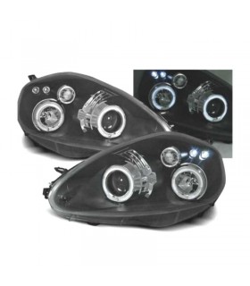 BY FAROS FIAT GRANDE PUNTO 05-08 OJOS ANGEL FONDO NEGRO R145205C1