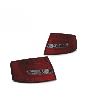 CX PILOTOS LED BAR ROJO PARA AUDI A6 C6 SEDAN 04-08 AHUMADO 6 PINS R010957C2