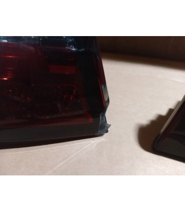 CX PILOTOS LED BAR ROJO PARA AUDI A6 C6 SEDAN 04-08 AHUMADO 6 PINS R010957C2