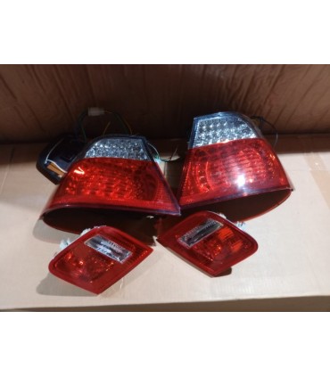 BY PILOTOS BMW E46 COUPÉ 99-03 LED ROJO CROMO LOOK M3 R145968C8