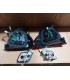 BY PILOTOS BMW E46 COUPÉ 99-03 LED ROJO CROMO LOOK M3 R145968C8