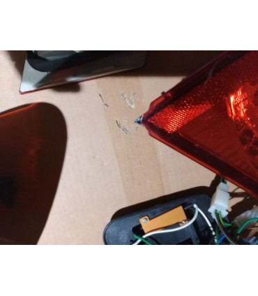 BY PILOTOS BMW E46 COUPÉ 99-03 LED ROJO CROMO LOOK M3 R145968C8