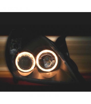 DW FAROS PARA OPEL VECTRA C 05-08, SIGNUM 05-08 OJOS ANGEL FONDO NEGRO R145563C1