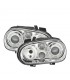 AZ FAROS PARA VOLKSWAGEN VW GOLF MK4 97-03 LOOK R32 FONDO CROMO R145297C4