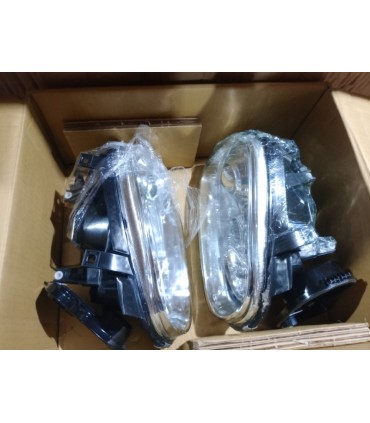 AZ FAROS PARA VOLKSWAGEN VW GOLF MK4 97-03 LOOK R32 FONDO CROMO R145297C4