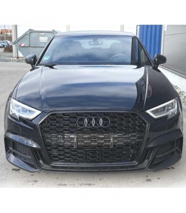 RI PARRILLA AUDI A3 8V 16-19 PDC LOOK RS3 NEGRO BRILLO C011783C1