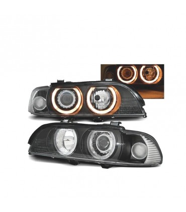 CX FAROS BMW E39 95-00 XENON OJOS ANGEL FONDO NEGRO R146268C2