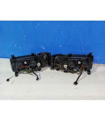 FAROS VOLKSWAGEN VW T4 TRANSPORTER 90-03 LUZ DIURNA LED FONDO NEGRO R145490C1