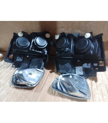 DW FAROS VOLKSWAGEN VW T4 CARAVELLE MULTIVAN 97-03 OJOS DE ANGEL FONDO NEGRO R145013C2