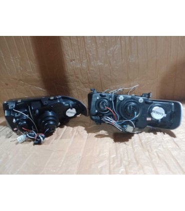QJ FAROS OJOS ANGEL PARA AUDI A3 8L 96-00 FONDO NEGRO R011262C1