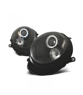CX FAROS PARA MINI COOPER R56 R57 06-14 OJOS ANGEL FONDO NEGRO R146835C4