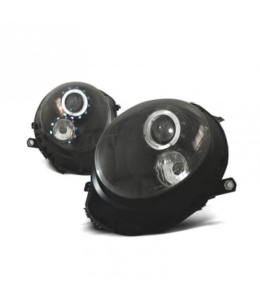 CX FAROS PARA MINI COOPER R56 R57 06-14 OJOS ANGEL FONDO NEGRO R146835C4