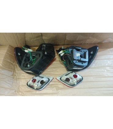 EV PILOTOS BMW E46 COUPE 99-03 LED ROJO AHUMADO LOOK M3 R145195C6