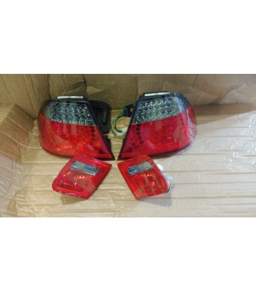 EV PILOTOS BMW E46 COUPE 99-03 LED ROJO AHUMADO LOOK M3 R145195C6