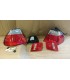 DW PILOTOS BMW E46 01-05 LED ROJO CROMO LOOK M3 R147437C7