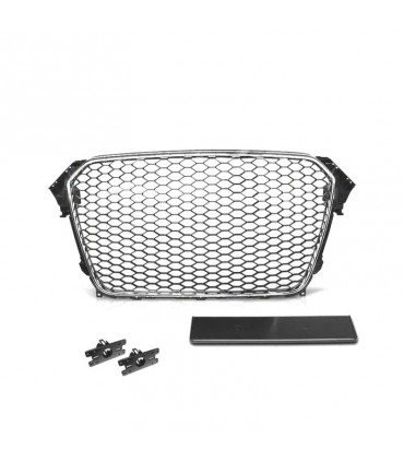 BY PARRILLA AUDI A4 B8 11-15 CROMO NEGRO LOOK RS R486853C2