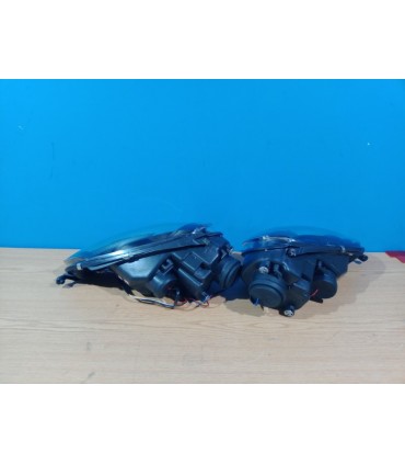 JI FAROS VOLKSWAGEN VW GOLF 5 03-08 JETTA 05-10 OJOS DE ANGEL LUZ DIURNA LED + CCFL FONDO NEGRO R145792C2