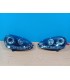 JI FAROS VOLKSWAGEN VW GOLF 5 03-08 JETTA 05-10 OJOS DE ANGEL LUZ DIURNA LED + CCFL FONDO NEGRO R145792C2