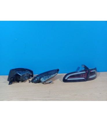 PILOTOS LED BAR SEAT IBIZA 6L 02-08 ROJO AHUMADO R148873C18