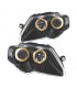 DW FAROS VOLKSWAGEN VW PASSAT 3C 05-10 OJOS ANGEL FONDO NEGRO R145391C1