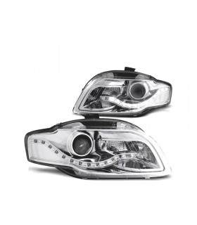 UF FAROS AUDI A4 B7 04-07 LUZ DIURNA FONDO CROMO R145821C2