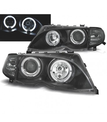FU FAROS BMW E46 01-05 OJOS ANGEL FONDO NEGRO R022008C2