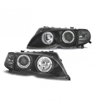 FU FAROS BMW E46 01-05 OJOS ANGEL FONDO NEGRO R022008C2