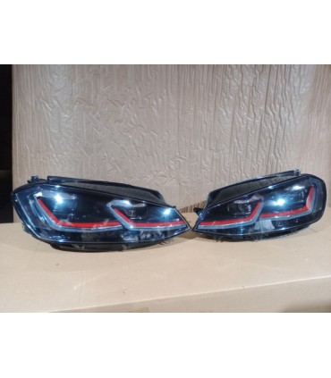DW FAROS VOLKSWAGEN VW GOLF 7.5 17-19 FULL LED DINAMICOS LOOK GTI R024116C4