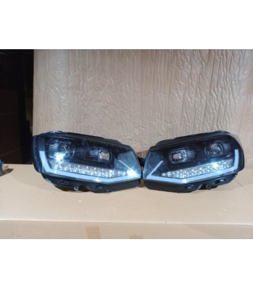 CX FAROS PARA VOLKSWAGEN VW T6 15-19 TUBE LIGHT LED DRL NEGROS INTERMITENTE LED DINAMICO R012907C2