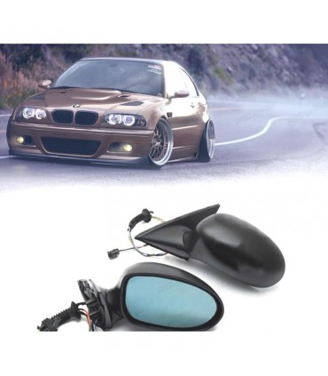 XC ESPEJOS RETROVISORES BMW E46 COUPE CABRIO ABATIBLES CALEFACTABLES CON MEMORIA LOOK M3 R145023C2