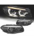 CX FAROS BMW F10 F11 10-13 XENON AFS OJOS ANGEL 3D LED DRL DINAMICOS NEGROS R020061C1