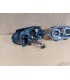 UF FAROS VOLKSWAGEN VW GOLF IV MK4 97-03 OJOS ANGEL LED LOOK R32 FONDO NEGRO R020013C8