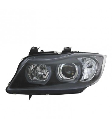 BA FAROS BMW E90 E91 05-08 XENON OJOS ANGEL U LED 3D NEGRO R014101C2