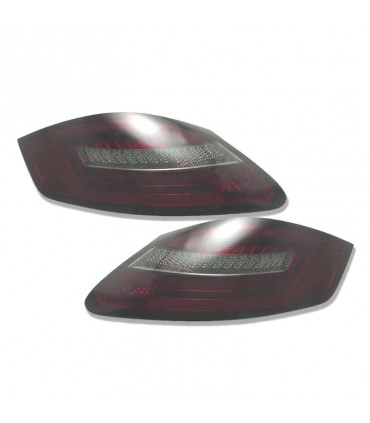 AZ PILOTOS PARA PORSCHE BOXSTER 987 CAYMAN 987C LIGHT BAR DINAMIC ROJO AHUMADO R148319C2