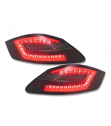AZ PILOTOS PARA PORSCHE BOXSTER 987 CAYMAN 987C LIGHT BAR DINAMIC ROJO AHUMADO R148319C2