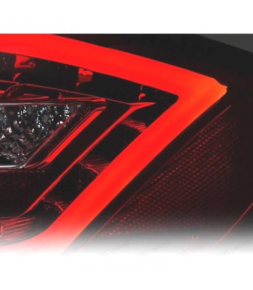 AZ PILOTOS PARA PORSCHE BOXSTER 987 CAYMAN 987C LIGHT BAR DINAMIC ROJO AHUMADO R148319C2